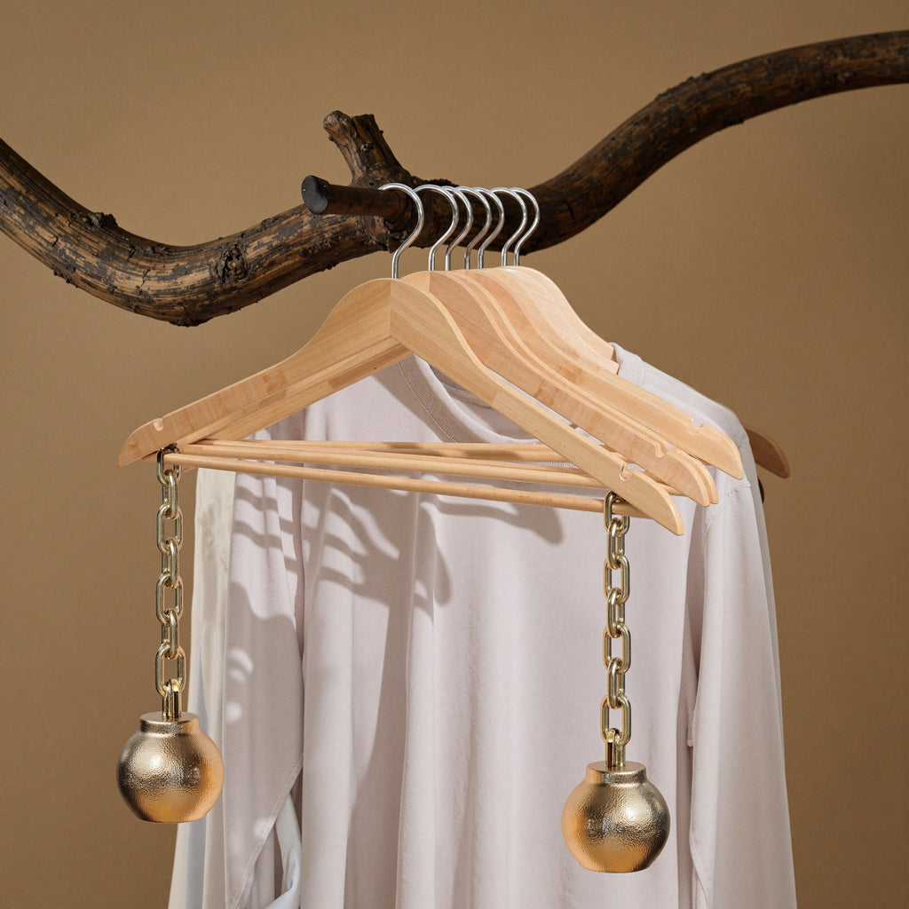 10\u002F20\u002F30pcs Wooden Clothing Racks for Retail, Used for Hanging, Perfect for Organizing Coats, And Shirts In The Bedroom, Sturdy Wood Build, Practical Clothing Shelves, Clothing Hanger, Storage Home Organization, Christmas Gift, New Year Refresh