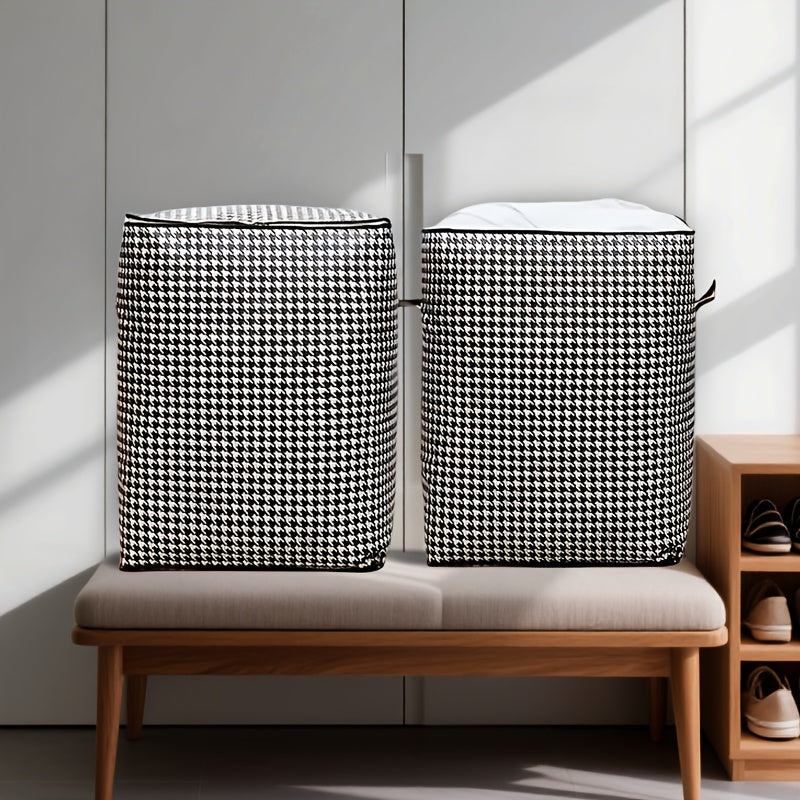 3\u002F1pc, Oversized Thousand Bird Compartment Storage Container, Thickened Storage Bucket, Used for Clothes And Blankets, Dust-proof And Bag Storage Box with Handle, Ideal Mobile And Travel Storage Basket, Under Bed Storage, Storage Box, Under-Bed