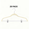 20\u002F30\u002F50pcs Velvet Hangers, Adjustable Non-Slip Pants\u002FSkirt Clips, Heavy-Duty, Hangers with Clips, Pants Hangers, Hangers for Clothes, Suitable for Pants, Skirts, Coats, Dresses - Sturdy and Durable