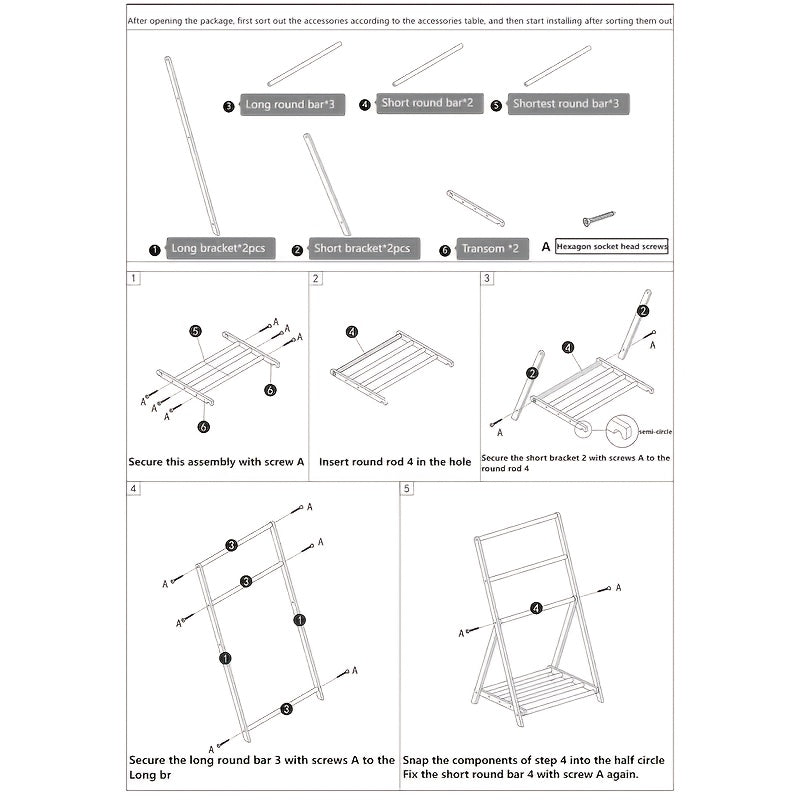 3-Tier Foldable Clothes Hanger & Drying Rack with Storage Box - Bamboo Space-Saving Freestanding Laundry Suitable for Apartments, Bedrooms, Bathrooms, Balconies, Compact Foldable Design for Small Spaces, Bamboo Drying System, Drying Racks