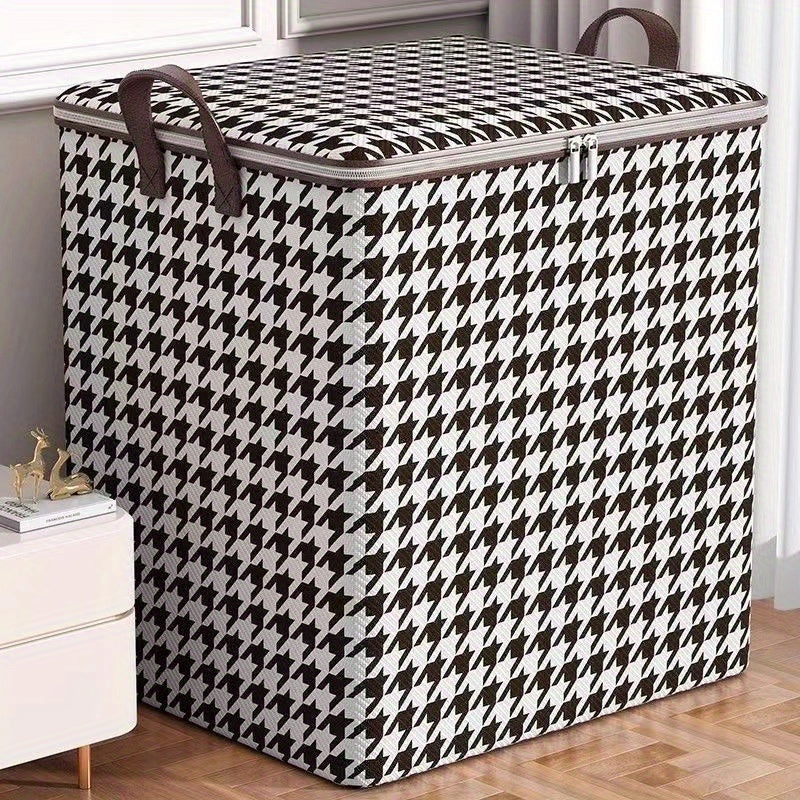 3\u002F1pc, Oversized Thousand Bird Compartment Storage Container, Thickened Storage Bucket, Used for Clothes And Blankets, Dust-proof And Bag Storage Box with Handle, Ideal Mobile And Travel Storage Basket, Under Bed Storage, Storage Box, Under-Bed
