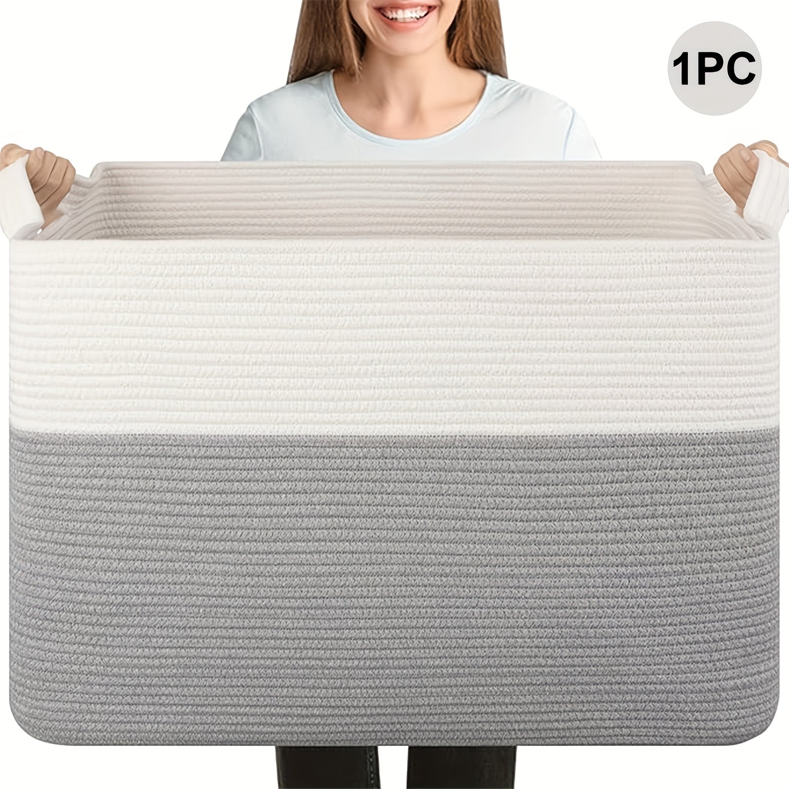 Set of 4 Storage Baskets Designed for Organization, These Woven Baskets Are Ideal for Shelves And Are Great for Storing Toys, Books, Towels, And Clothing. They Make Excellent Gift Bins for Toy Storage, Measuring 12.7 Inches Long, 9 Inches Wide