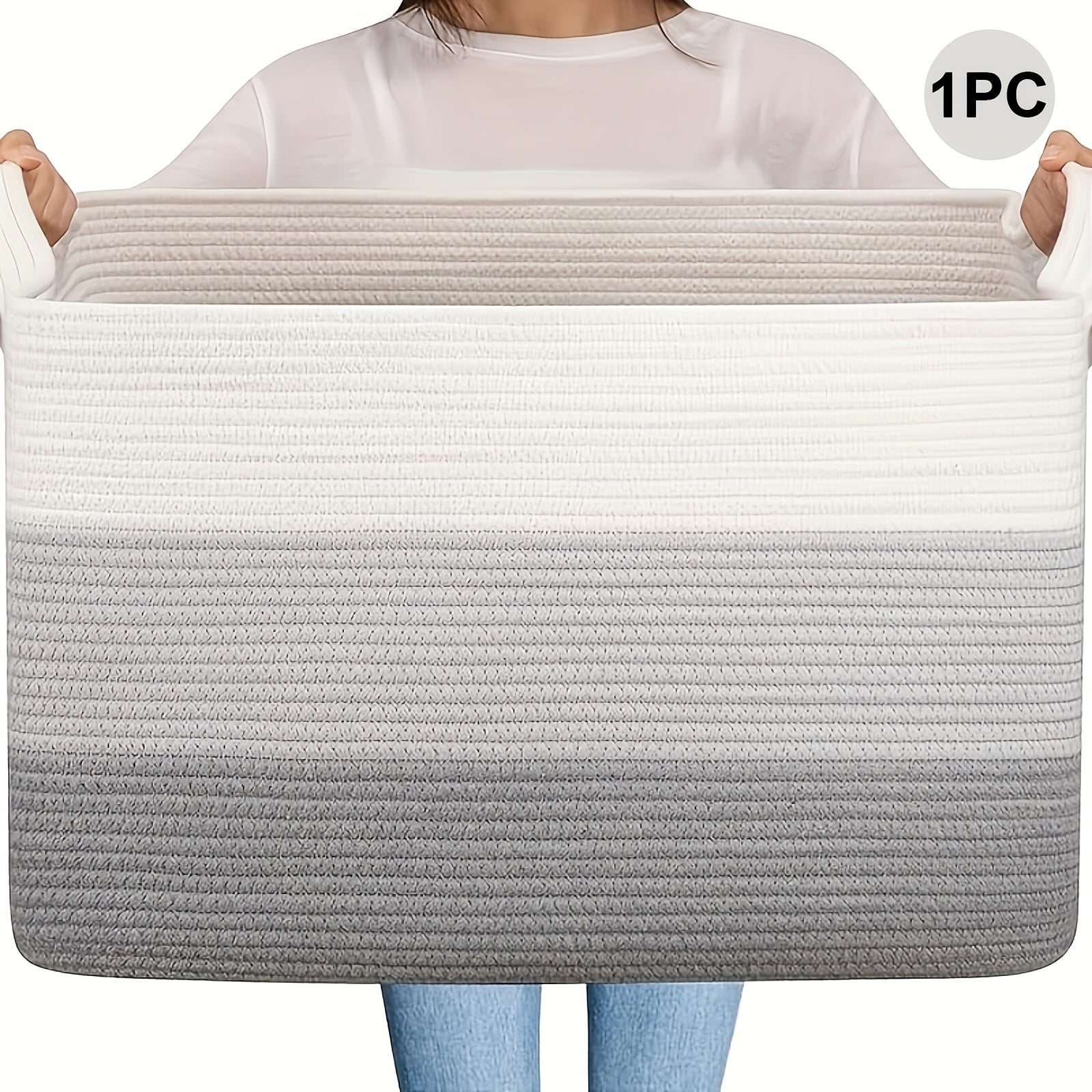 Set of 4 Storage Baskets Designed for Organization, These Woven Baskets Are Ideal for Shelves And Are Great for Storing Toys, Books, Towels, And Clothing. They Make Excellent Gift Bins for Toy Storage, Measuring 12.7 Inches Long, 9 Inches Wide