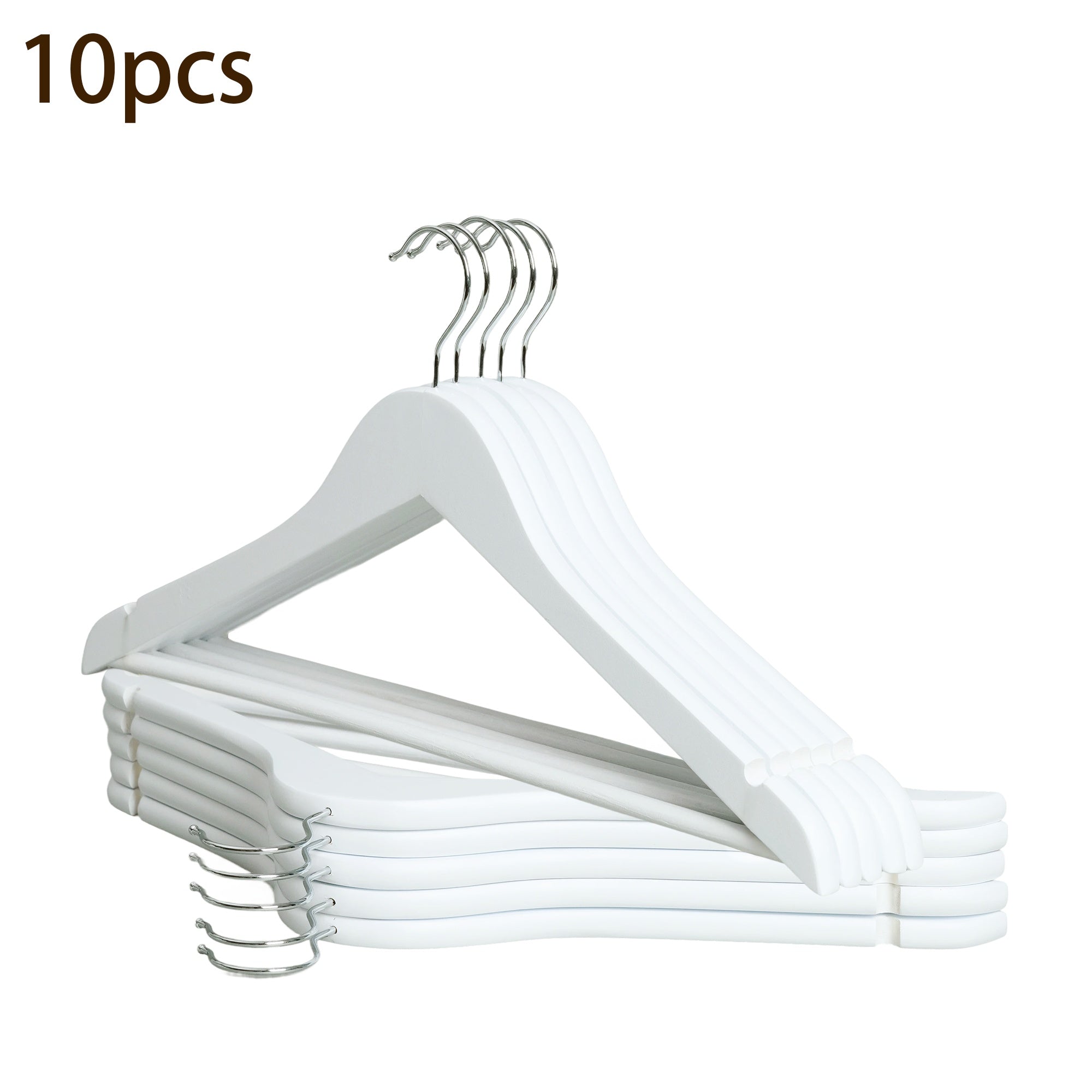 10\u002F20\u002F30pcs Wooden Clothing Racks for Retail, Used for Hanging, Perfect for Organizing Coats, And Shirts In The Bedroom, Sturdy Wood Build, Practical Clothing Shelves, Clothing Hanger, Storage Home Organization, Christmas Gift, New Year Refresh